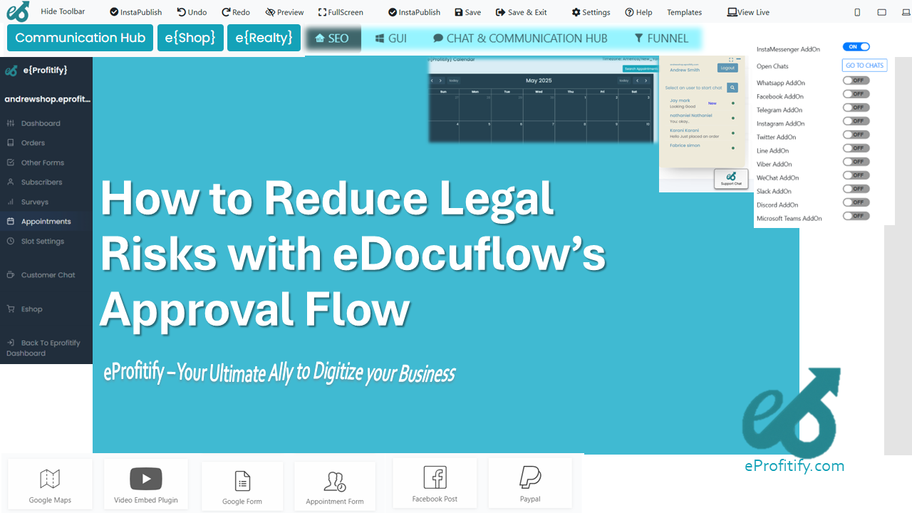 How to Reduce Legal Risks with eDocuflow's Approval Flow